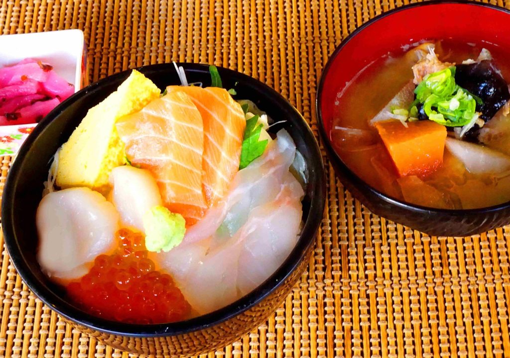 B サーモン・ホタテ_ソイ_イクラ_北の海4種 小